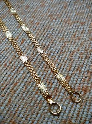 Designer 1 line gold bridal earchain or ear support earrings for wedding 2