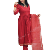  Maroon Anarkali Kurti