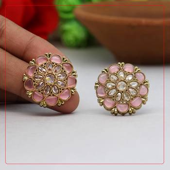 Pink studs 1