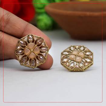 Orange studs 1