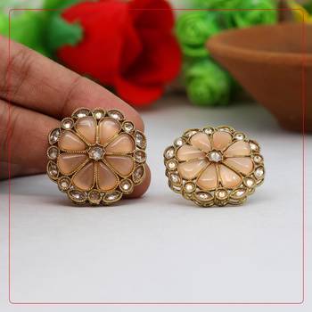 Orange studs 1