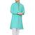Blue embroidered chiffon boys-kurta-pyjama