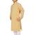 Yellow embroidered chiffon boys-kurta-pyjama