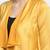 Mustard plain silk blend party-tops