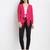 Magenta plain poly cotton party-tops