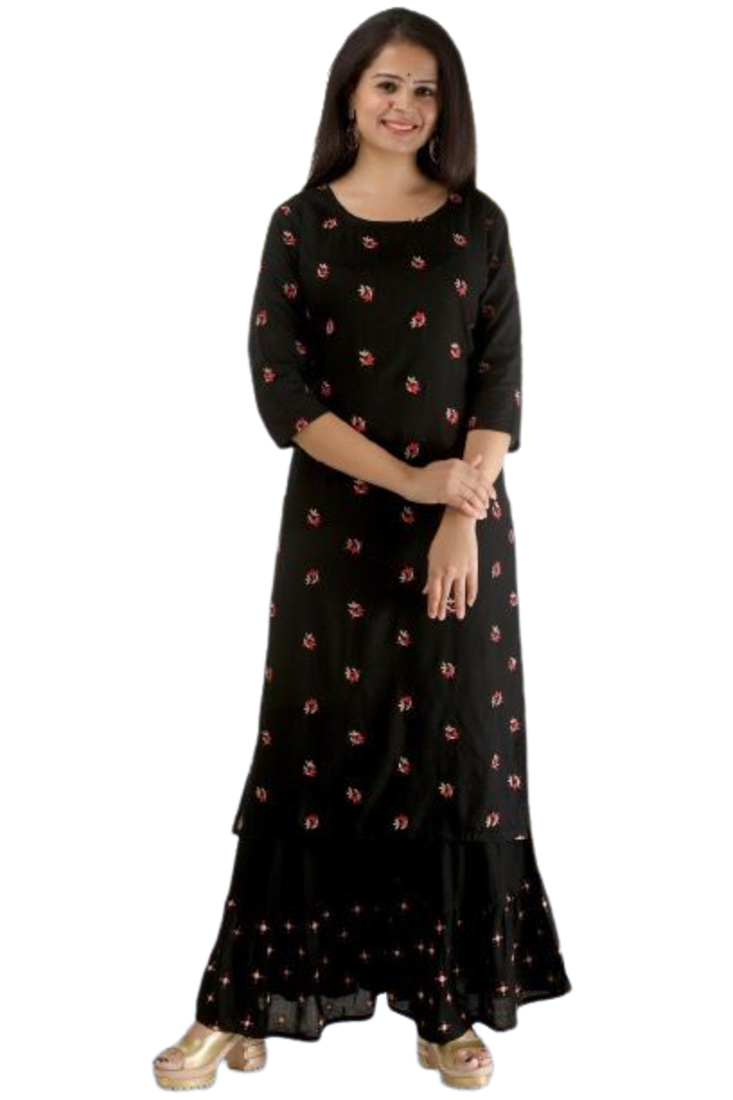  Black Kurti Set