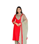 Red Kurti duptta