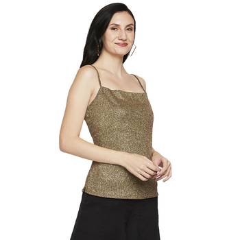 Gold plain polyester tunics 4