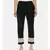 Black Tappered Silk Pants