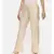 Beige Silk Embroidered Pant