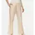 Beige Silk Embroidered Pant