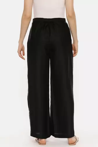 Silk Black Sequin Pant