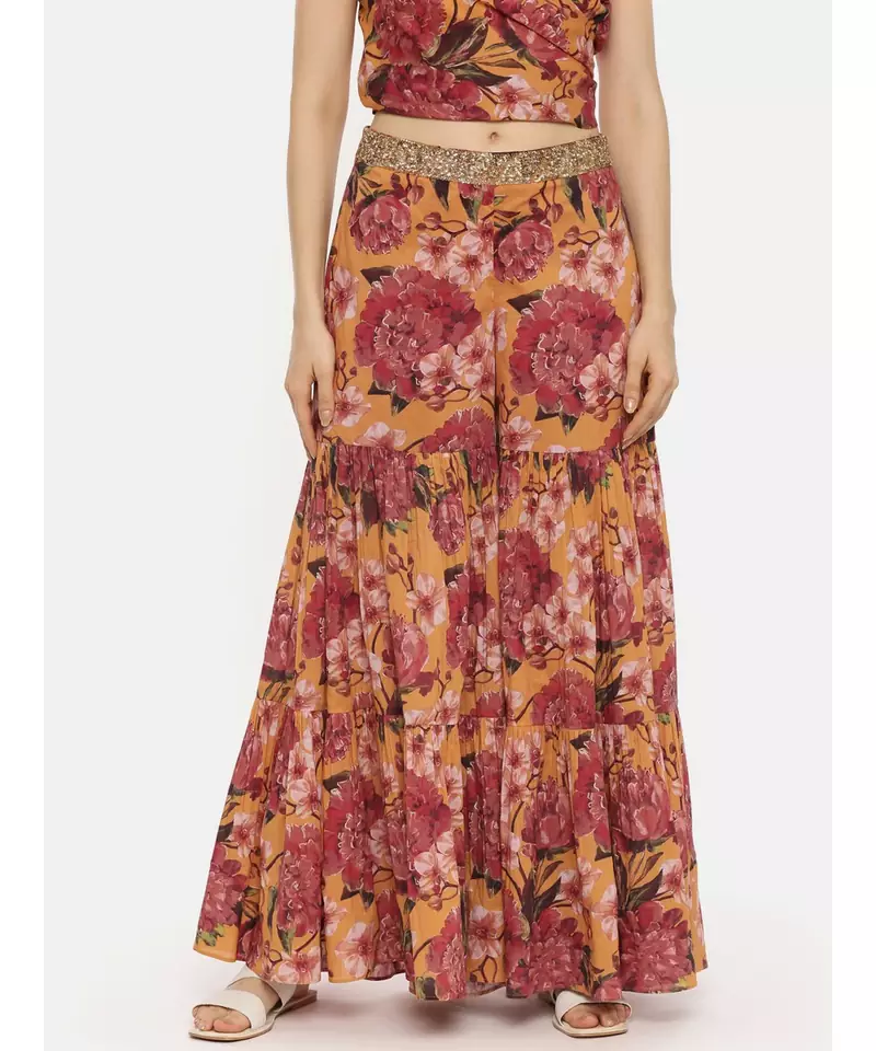 Printed Cotton Palazzo