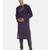 Ikat Silk Purple Kurta