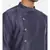 Royal Blue Silk Satin Kurta