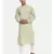 Green Embroidered Silk Kurta