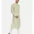 Green Embroidered Silk Kurta
