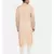 Pink Satin Silk Embroidered Kurta