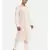 Silk Pink Ivory Embroidered Kurta