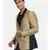 Black Gold Two Button Silk Blazer