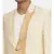 Gold Beige Silk Two Button Jacket