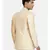 Gold Beige Silk Two Button Jacket
