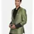 Green Black Two Button Blazer