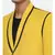 Mustard Black Two Button Blazer