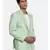 Pastel Green Silk Two Button Blazer