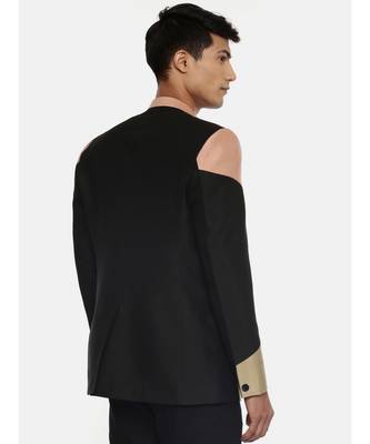 Pink and Black Bandhgala Suits 5
