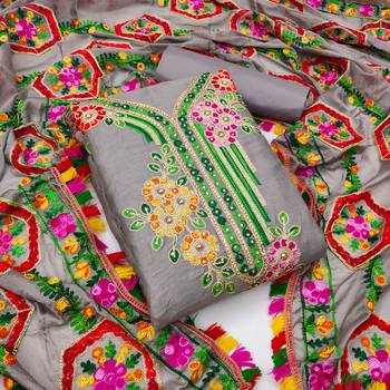Gopinathji Fashion Presents Attrective Designer Unstich Suit 1