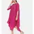 Pink Silk Embroidered Dress