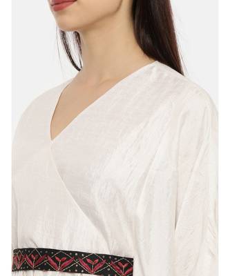 Ivory Silk Kaftan 2