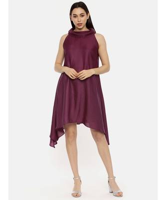 Purple Koul Silk Dress 1