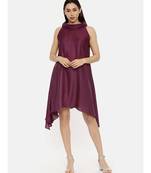 Purple Koul Silk Dress