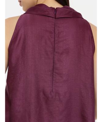 Purple Koul Silk Dress 2