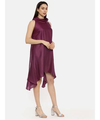 Purple Koul Silk Dress 5