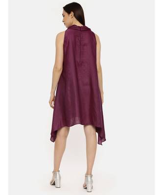 Purple Koul Silk Dress 6