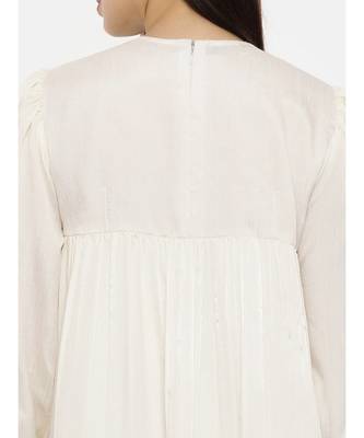 Ivory Embroidered Dress 2