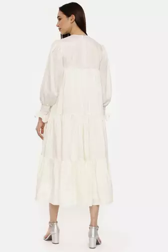 Ivory Embroidered Dress