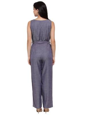 Blue woven modal long-tops 3