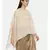Beige Ivory Silk Embroidered Top