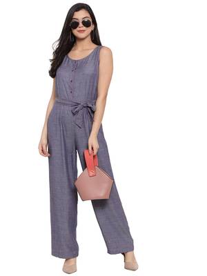 Blue woven modal long-tops 5