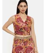 Printed Cotton Short Top