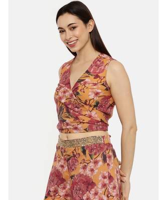 Printed Cotton Short Top 3