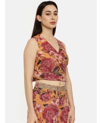 Printed Cotton Short Top 4