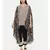 Printed Brown High Low Top