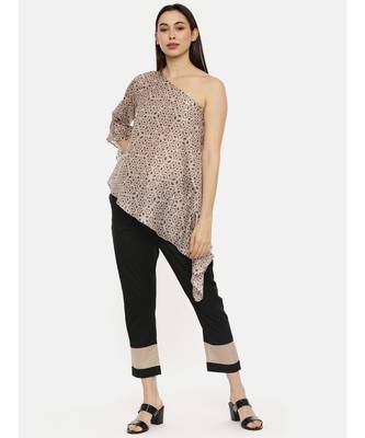 Off Shoulder Silk Printed Top 6