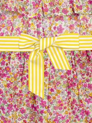 Budding Bees Girls Top & Short Set-Pink 4