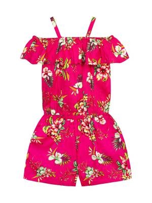 Budding Bees Girls Top & Short Set-Pink 1